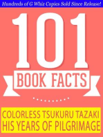 Colorless Tsukuru Tazaki and His Years of Pilgrimage - 101 Amazing Facts You Didn't Know: GWhizBooks.com