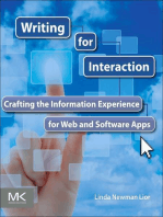 Writing for Interaction: Crafting the Information Experience for Web and Software Apps
