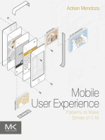 Mobile User Experience: Patterns to Make Sense of it All
