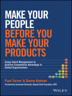 Make Your People Before You Make Your Products: Using Talent Management to Achieve Competitive Advantage in Global Organizations