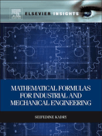 Mathematical Formulas for Industrial and Mechanical Engineering