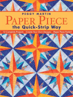 Paper Piece The Quick Strip Way: 12 Complete Projects - Create Your Own Designs - Paper Piece Faster!