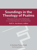 Soundings in the Theology of Psalms: Perspectives And Methods In Contemporary Scholarship