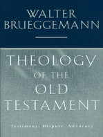 Theology of the Old Testament: Testimony, Dispute, Advocacy