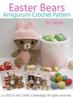 Easter Bears Amigurumi Crochet Pattern