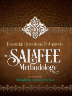 Essential Questions and Answers on the Salafee Methodology