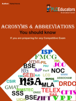 Acronyms and Abbreviations That You Should Know for Competitive Exams