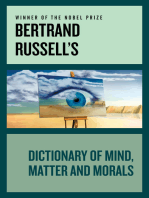 Bertrand Russell's Dictionary of Mind, Matter and Morals