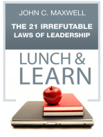 The 21 Irrefutable Laws of Leadership Lunch & Learn