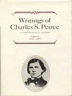 Writings of Charles S. Peirce: A Chronological Edition, Volume 1: 1857-1866