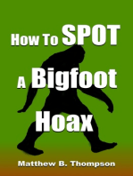 How To Spot A Bigfoot Hoax