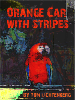 Orange Car with Stripes