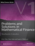 Problems and Solutions in Mathematical Finance: Stochastic Calculus