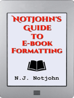 Notjohn's Guide to E-book Formatting