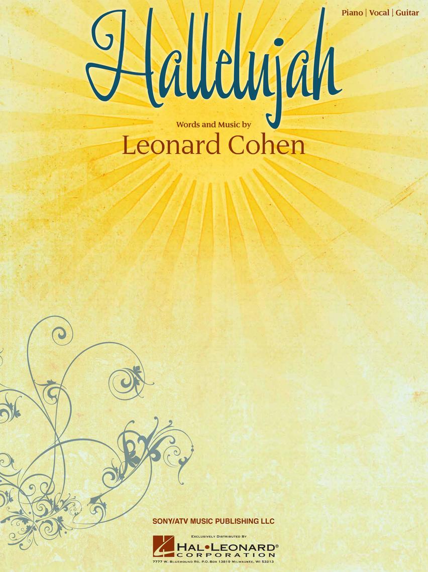 Leonard cohen and promo hallelujah