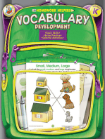 Vocabulary Development, Grade K