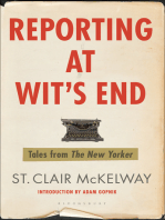 Reporting at Wit's End: Tales from The New Yorker
