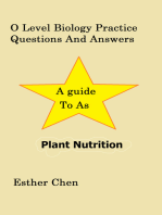 O Level Biology Practice Questions And Answers Plant Nutrition