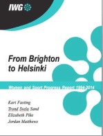 IWG Progress Report--From Brighton to Helsinki