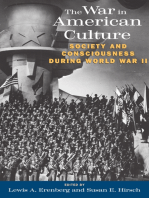 The War in American Culture: Society and Consciousness during World War II