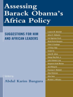 Assessing Barack Obama’s Africa Policy: Suggestions for Him and African Leaders