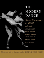 The Modern Dance: Seven Statements of Belief