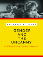 Gender and the Uncanny in Films of the Weimar Republic