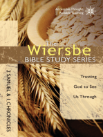 The Wiersbe Bible Study Series: 2 Samuel and 1 Chronicles: Trusting God to See Us Through