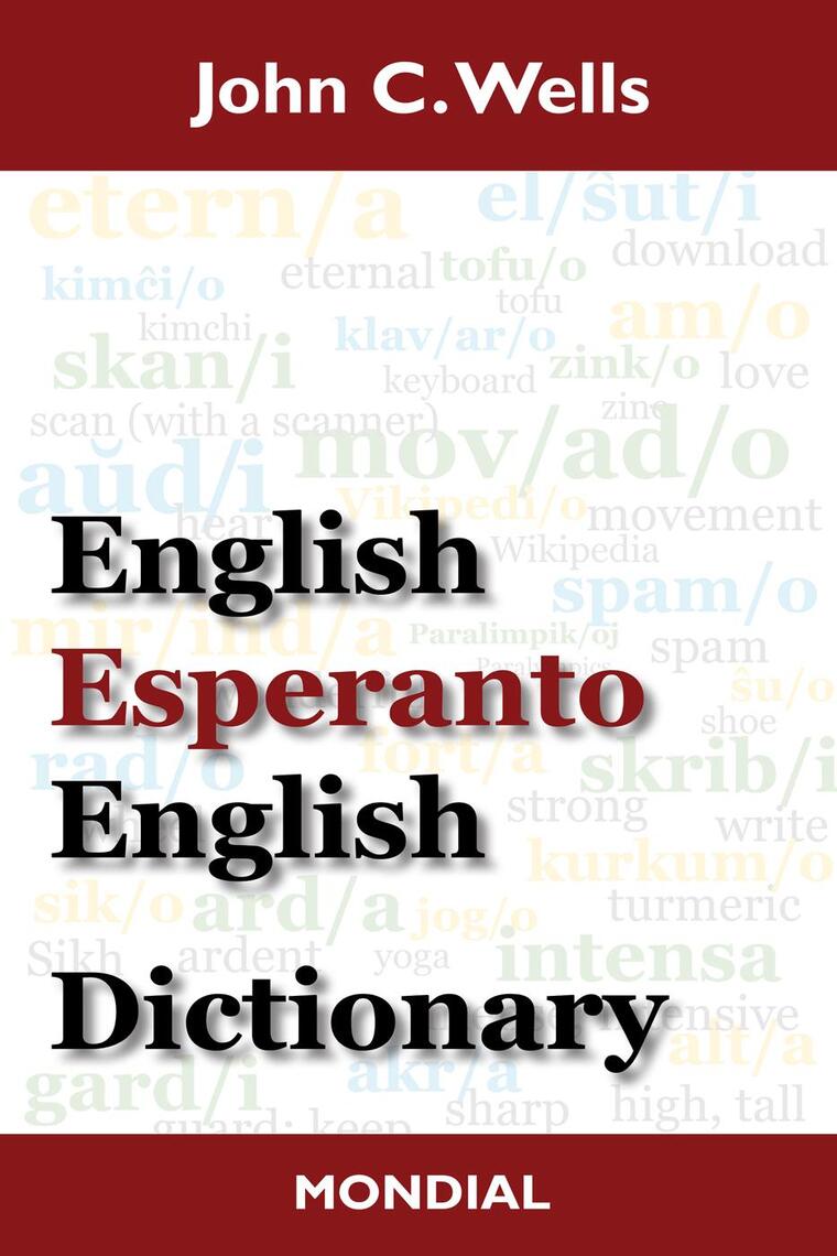 English-Esperanto-English Dictionary by John Wells (Ebook