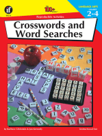 Crosswords and Wordsearches, Grades 2 - 4