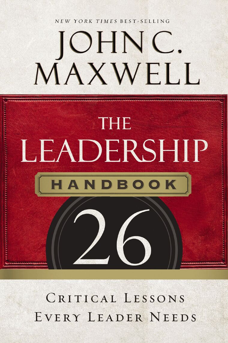 Read The Leadership Handbook Online By John C Maxwell Books