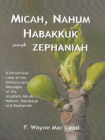 Micah, Nahum, Habakkuk and Zephaniah