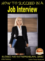 How to Succeed in a Job Interview