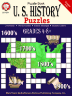 U.S. History Puzzles, Grades 4 - 8