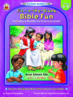 Fill-in-the-Blank Bible Fun, Grades 4 - 6: Includes a Riddle for Every Lesson!