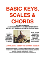 Basic Keys, Scales and Chords: A Handy Guide for Finding Any Key, Key Signature, Scale or Chord in Music