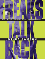 Freaks Talk Back: Tabloid Talk Shows and Sexual Nonconformity