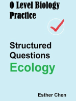 O Level Biology Practice For Structured Questions Ecology