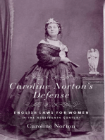 Caroline Norton's Defense: English Laws for Women in the 19th Century