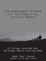 Pre-Deployment Wisdom For The Departing Service Member