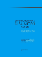 Constitution for a Disunited Nation: On Hungary's 2011 Fundamental Law   