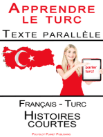 Apprendre le turc - Texte parallèle (Français - Turc) Histoires courtes