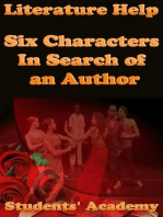 Literature Help: Six Characters In Search of an Author