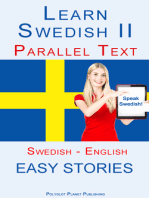 Learn Swedish II - Parallel Text - Easy Stories (Swedish - English)