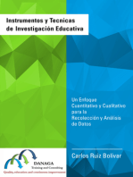 Instrumentos y Tecnicas  de Investigación Educativa: Un Enfoque Cuantitativo y Cualitativo para la Recolección y Análisis de Datos