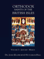 Orthodox Saints of the British Isles: Volume One - January – March
