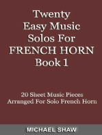 Twenty Easy Music Solos For French Horn Book 1
