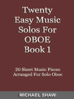 Twenty Easy Music Solos For Oboe Book 1