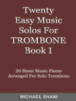Twenty Easy Music Solos For Trombone Book 1