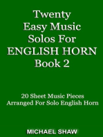 Twenty Easy Music Solos For English Horn Book 2